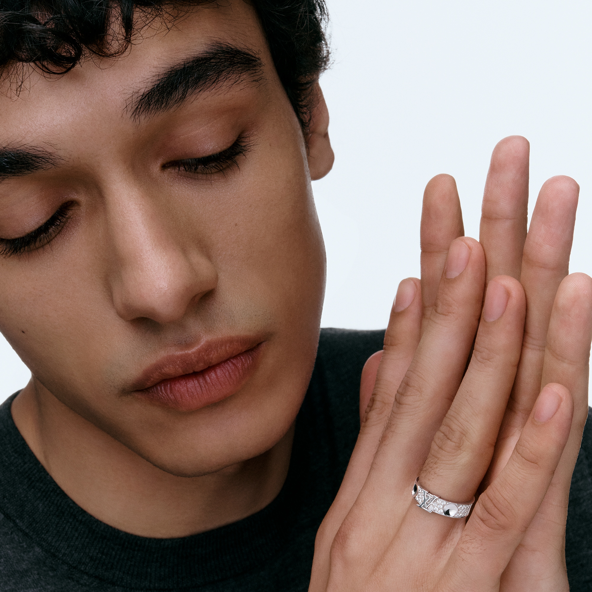 リング アンプラント LV（ホワイトゴールド×ダイヤモンド） ｜ルイ